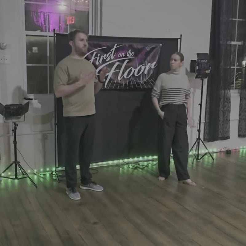 Rising Tide Swing instructors teaching at First on the Floor RI